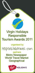 Virgin Holidays Responsible Tourism Awards 2011 — organised by responsibletravel.com; partners Metro newspaper, World Travel Market and Geographical